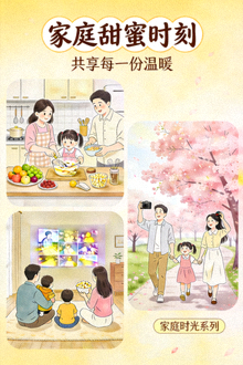 家庭甜蜜时刻系列海报